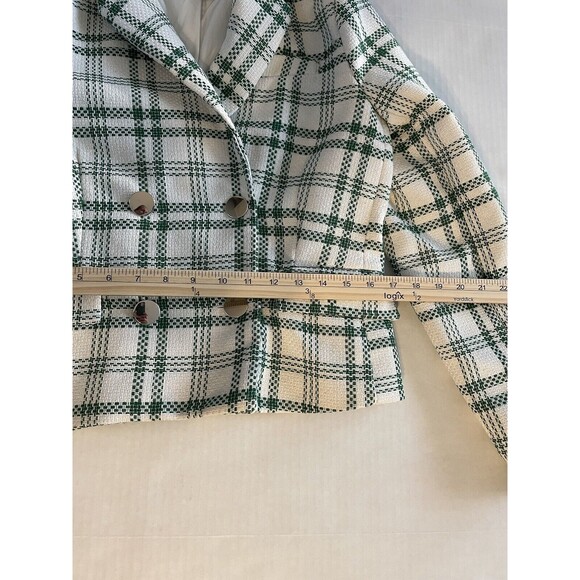 Plaid Double-Breasted Jacket - Picture 8 of 14